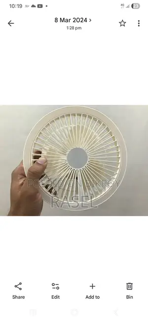 Small Rechargable Fan