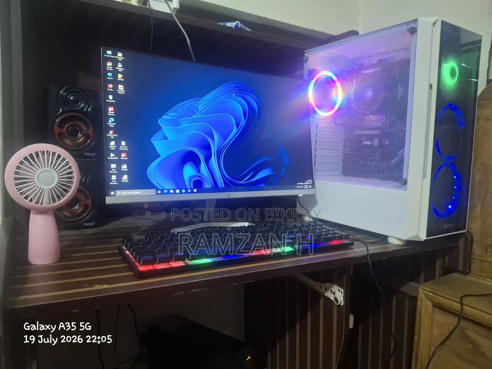 Desktop Computer 8gb AMD SSD 512gb