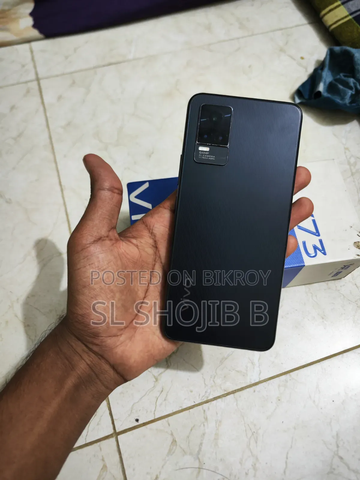 Vivo Y73 64 GB Black