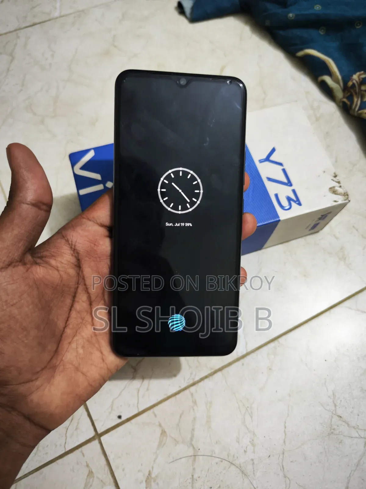 Vivo Y73 64 GB Black
