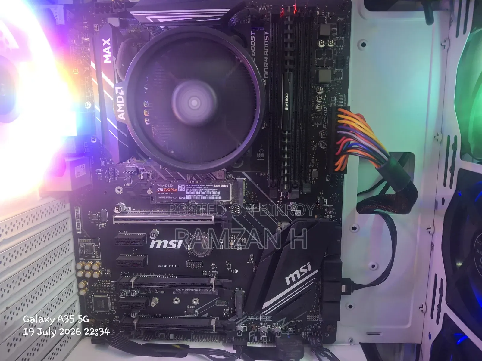 Desktop Computer 8gb AMD SSD 512gb