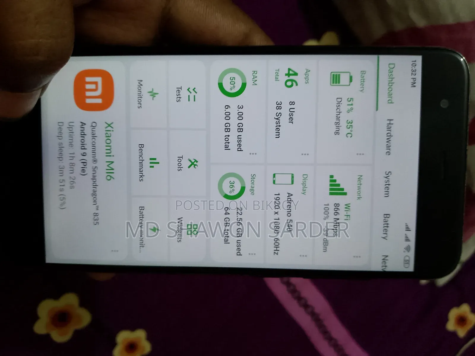 Xiaomi Mi6 64 GB Black