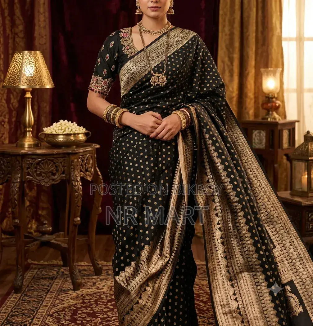 Afsan Print Saree with Blouse Piece