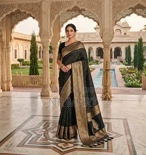 Afsan Print Saree with Blouse Piece