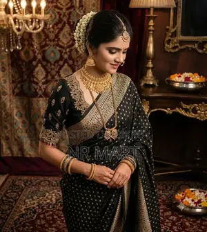 Afsan Print Saree with Blouse Piece