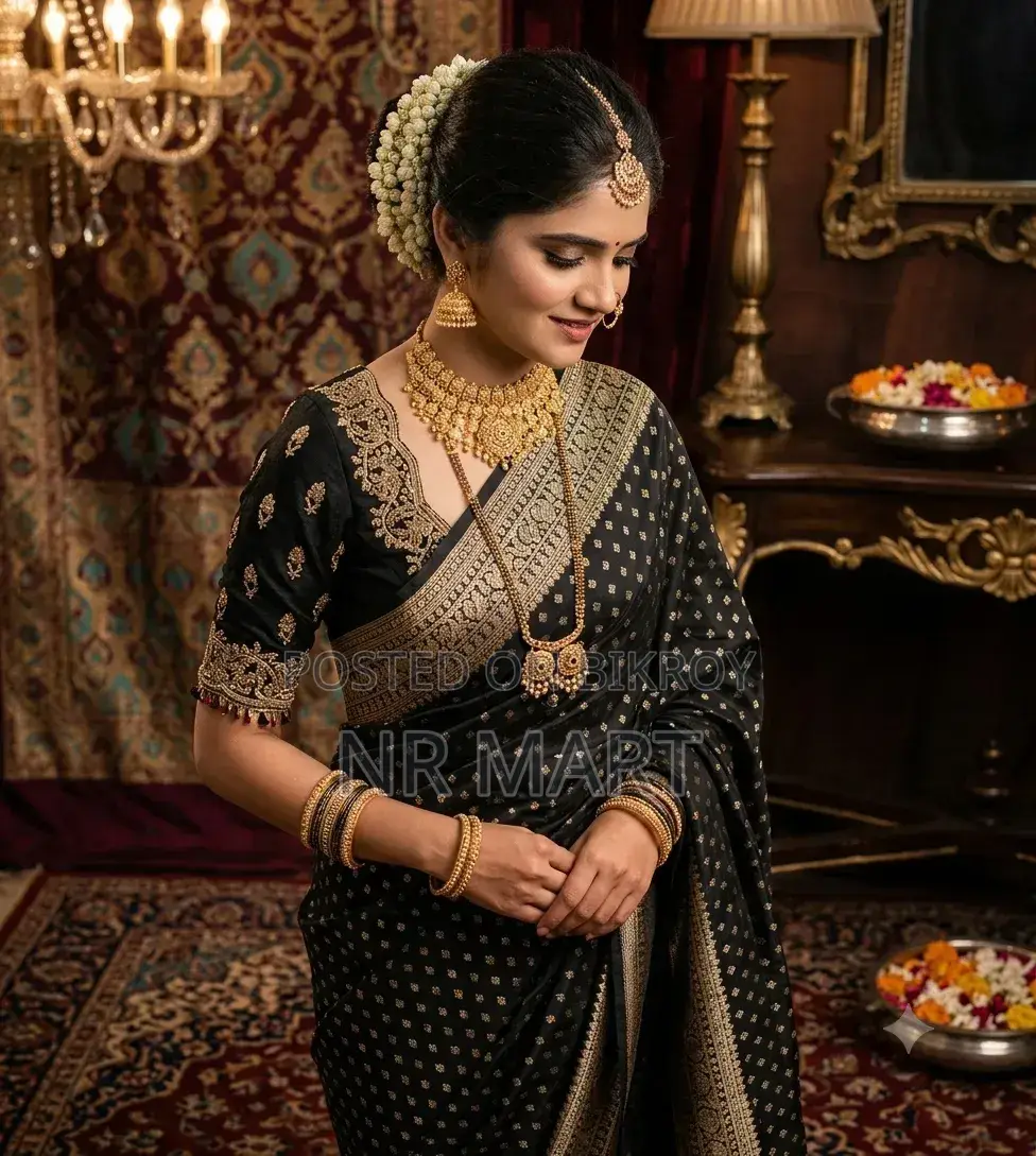 Afsan Print Saree with Blouse Piece