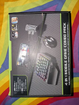 4-in-1 Keyboard Mouse Combo for Mobile Gaming Freefire/Efootball