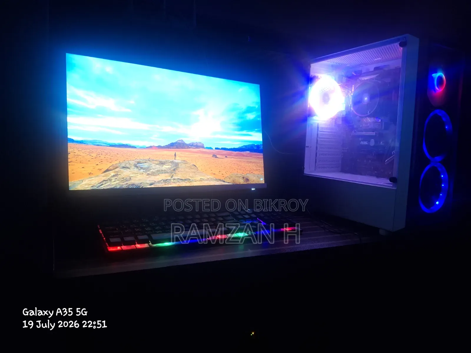 Desktop Computer 8gb AMD SSD 512gb