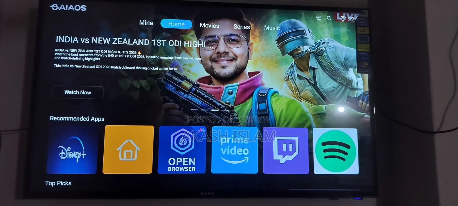Sony Bravia 43 Inch Google TV