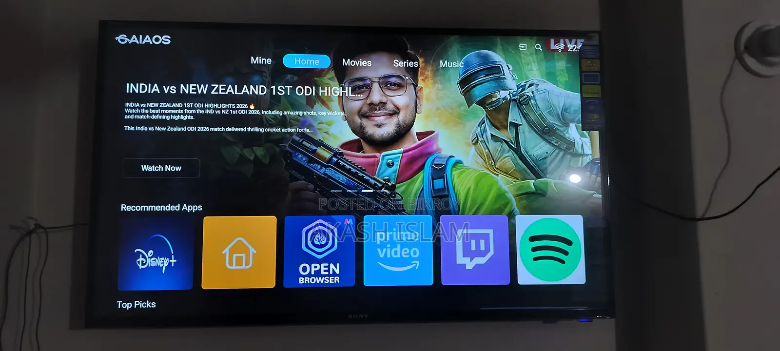 Sony Bravia 43 Inch Google TV
