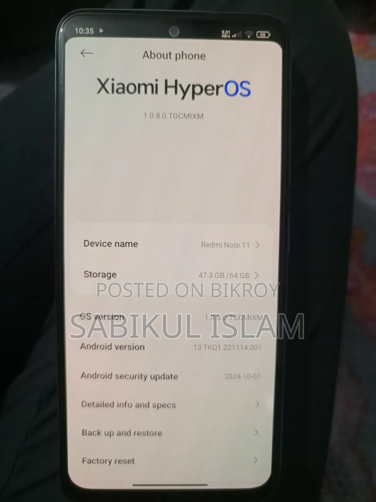 New Xiaomi Redmi Note 11 64 GB