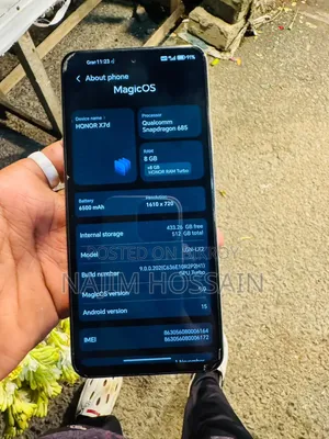 Honor X7d ২৫৬ জিবি সাদা