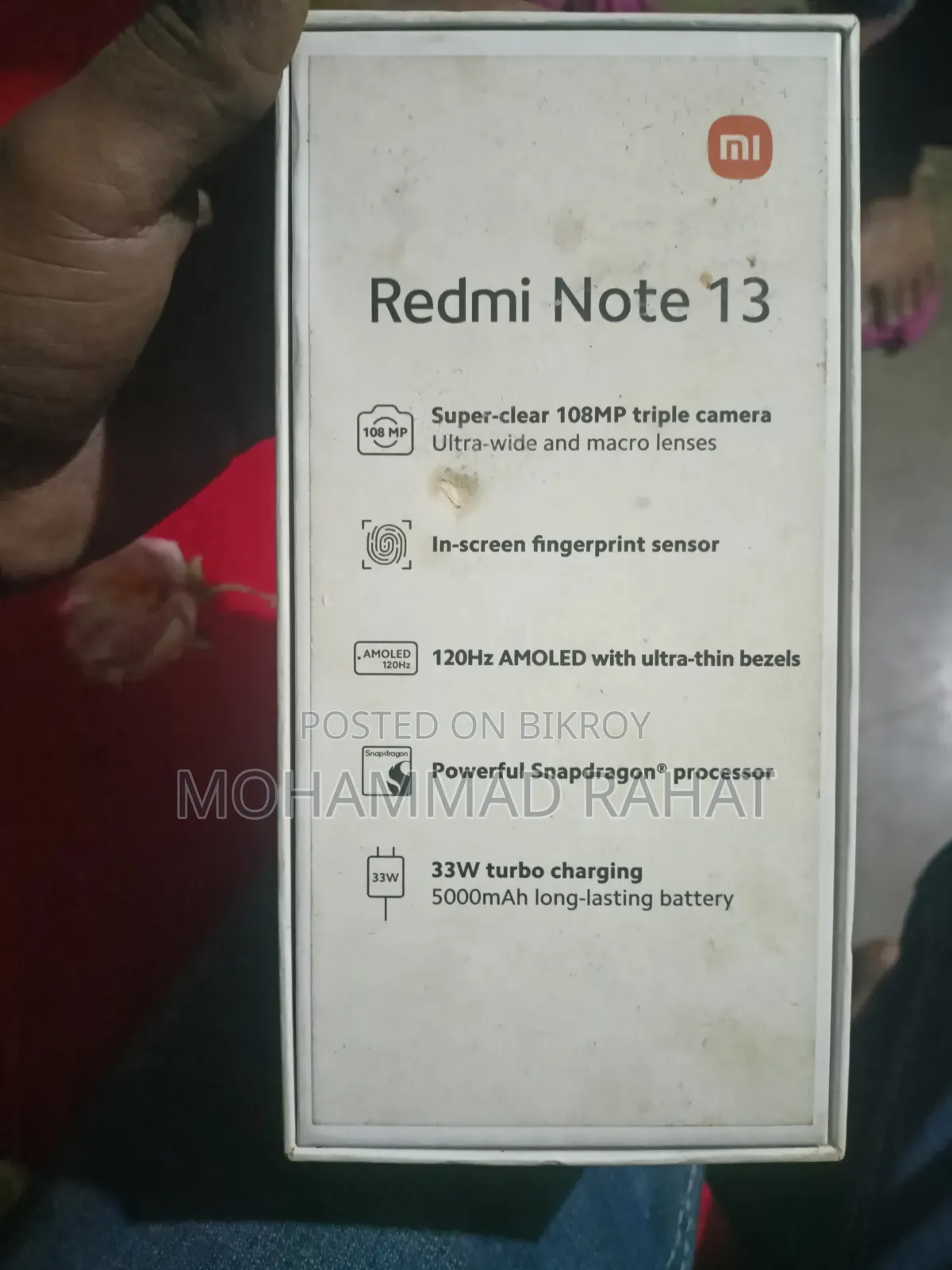 Xiaomi Redmi Note 13 128 GB Gray