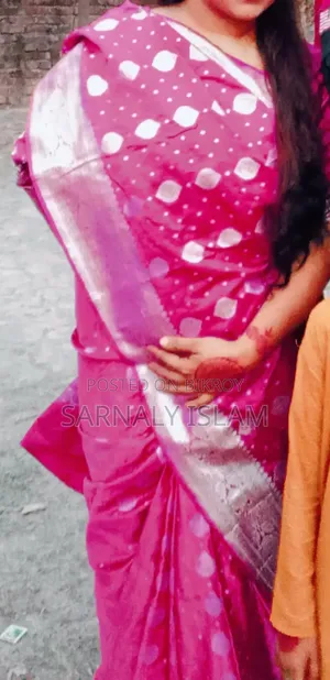 Pink Indian Saree