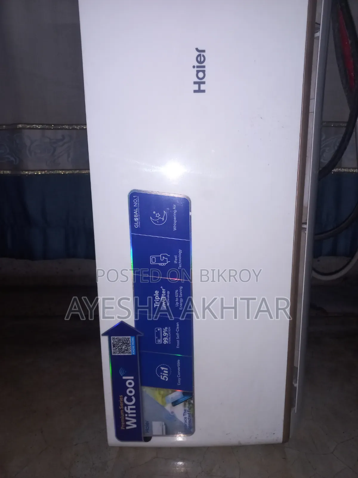 Haier Premium WiFiCool 2 Ton DC Inverter AC (Top Model)– Almost New