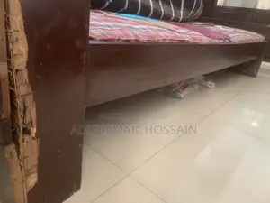 Wooden Bed With Mattress