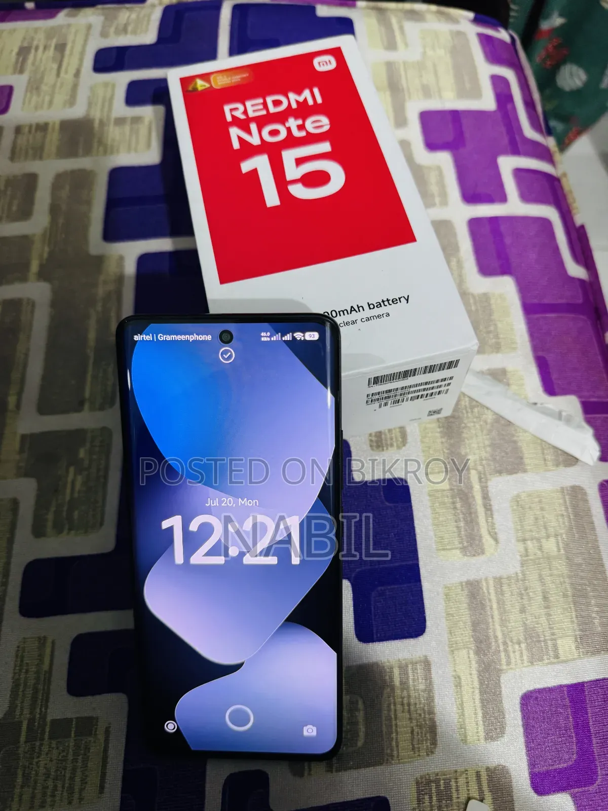 Xiaomi Redmi Note 15 128 GB Black