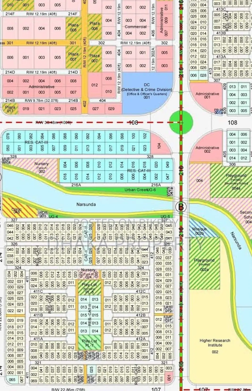 100ft Road 7.5 Katha Commercial at Sector-9
