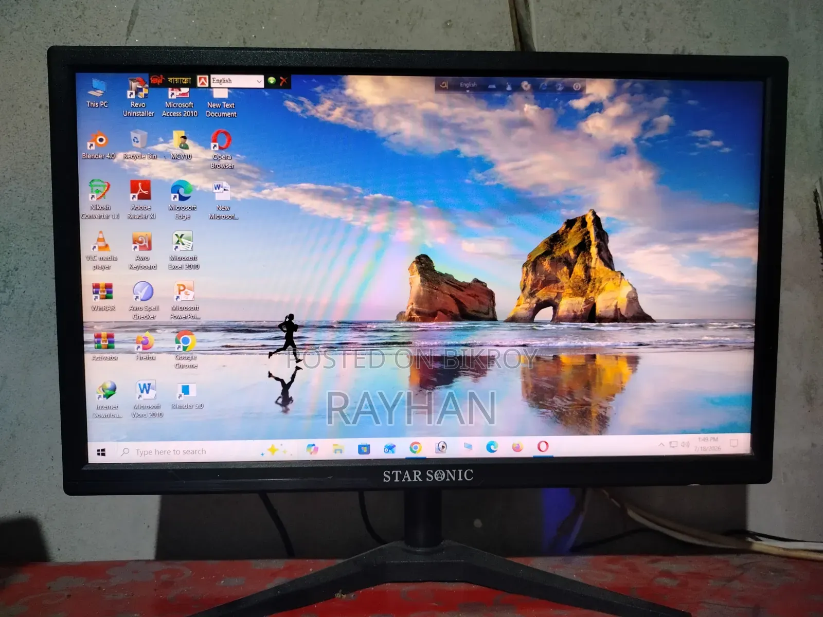 Desktop Computer 16GB Intel Core I5 SSD 500GB