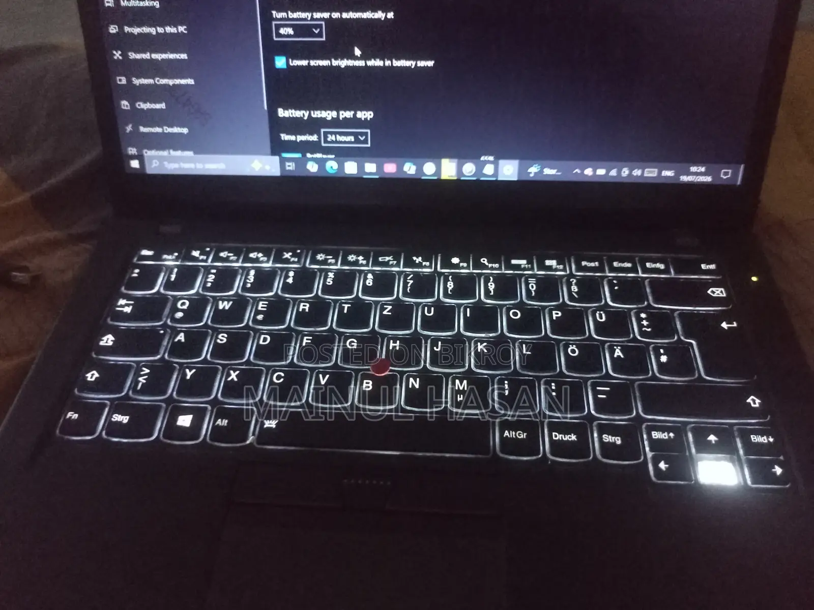 Laptop Lenovo ThinkPad T460s 4GB Intel Core I5 SSD 512GB