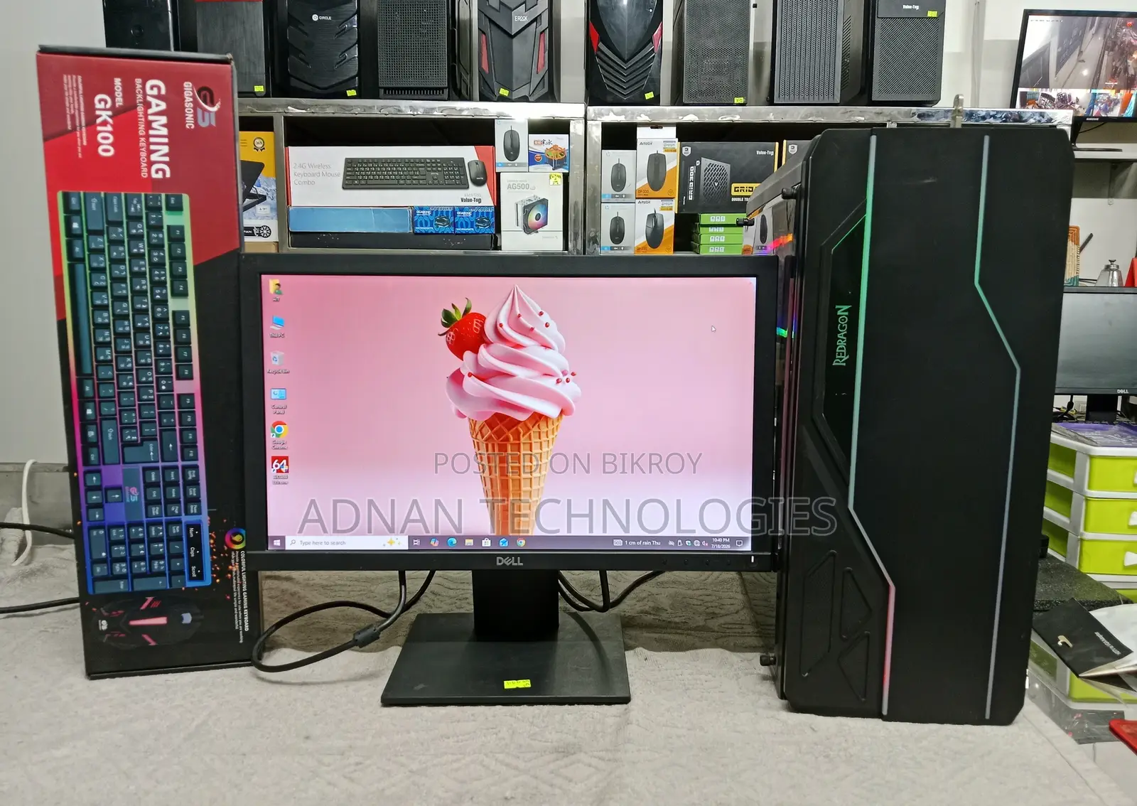 Desktop Computer 8GB AMD Ryzen 5 SSD 128GB