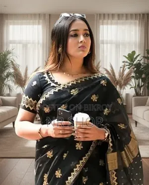 Afsan Print Saree with Blouse Piece