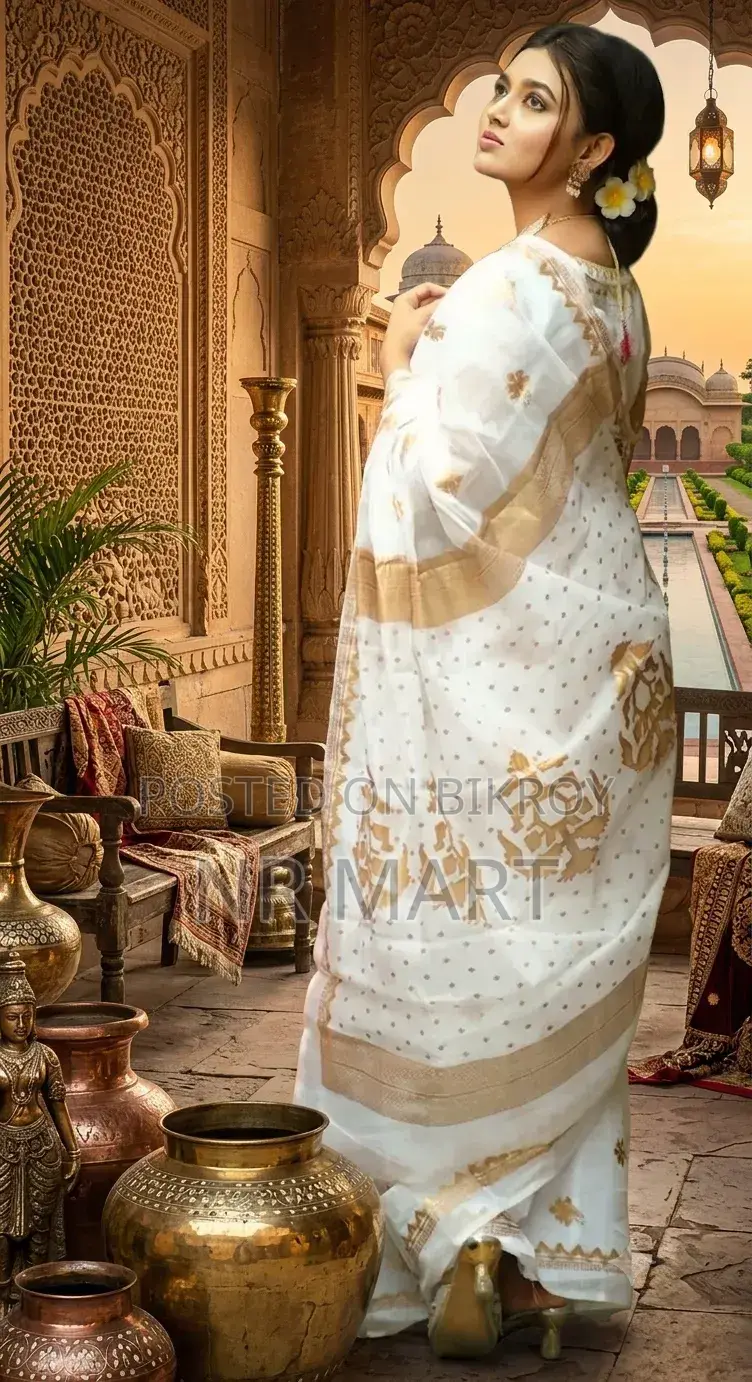 Afsan Print Saree with Blouse Piece
