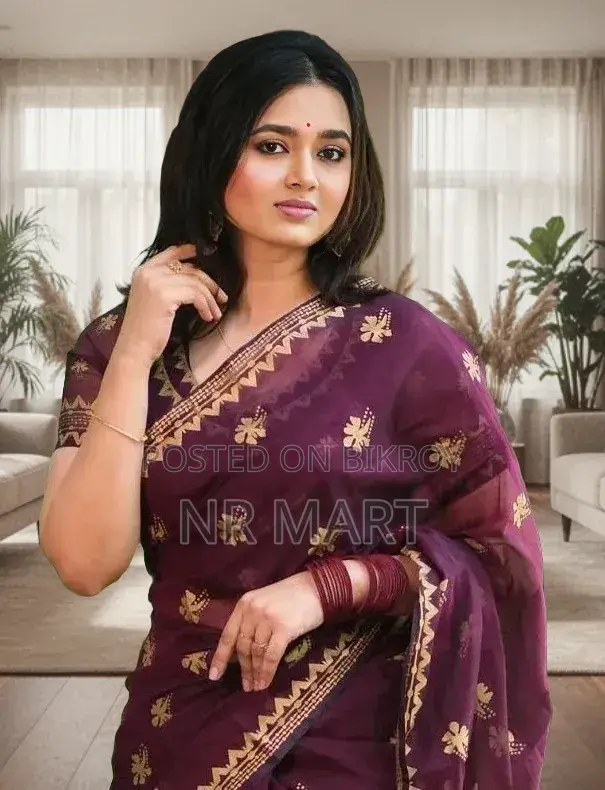 Afsan Print Saree with Blouse Piece