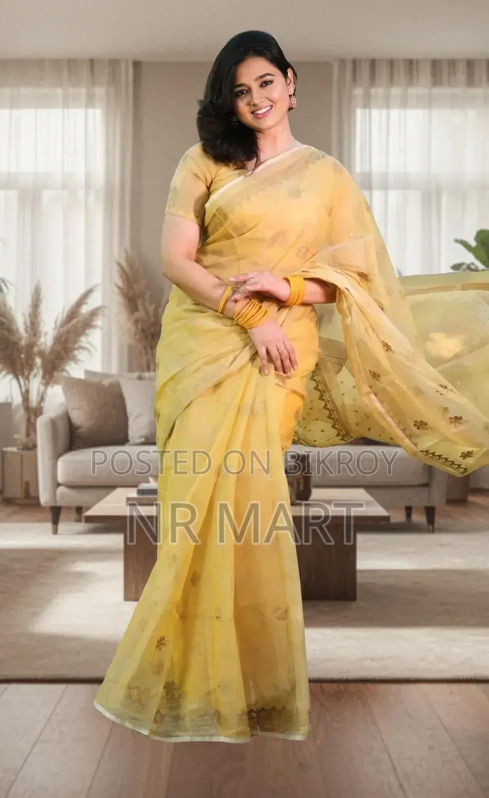 Afsan Print Saree with Blouse Piece