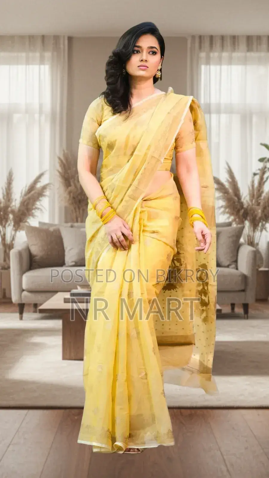 Afsan Print Saree with Blouse Piece