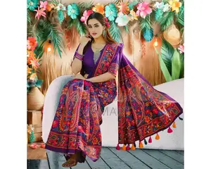  ডিজিটাল প্রিন্ট শাড়ি সাথে ব্লাউজ পিস