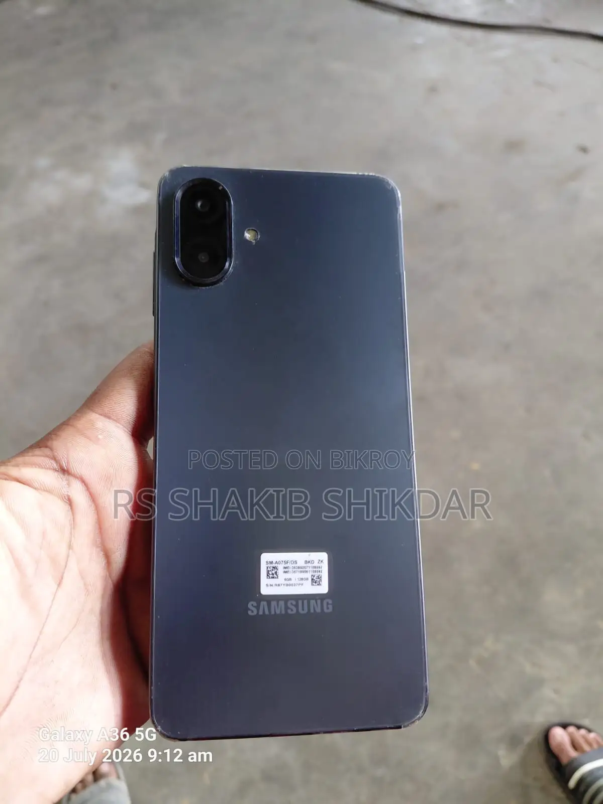 Samsung Galaxy A07 128 GB Black
