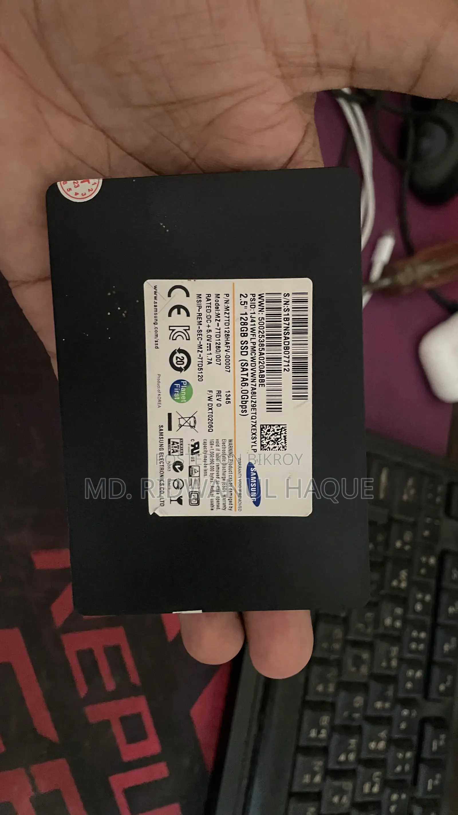Samsung 128GB Sata SSD