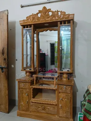 Chittagong Teak Wood Dressing Table
