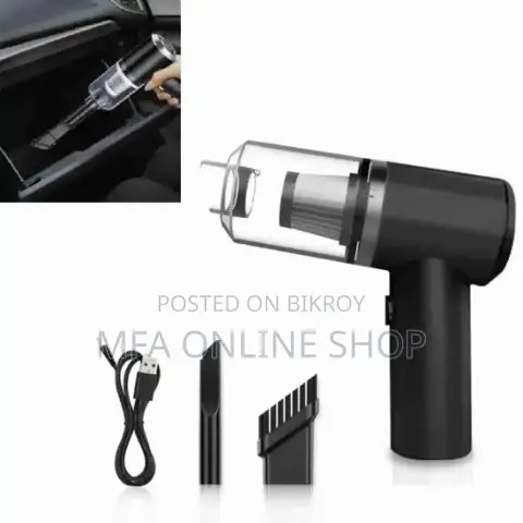 Vacuum Cleaner for Car (Portable Rechargeable System)