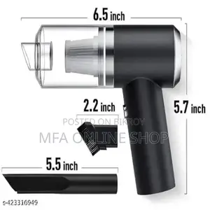 Vacuum Cleaner for Car (Portable Rechargeable System)