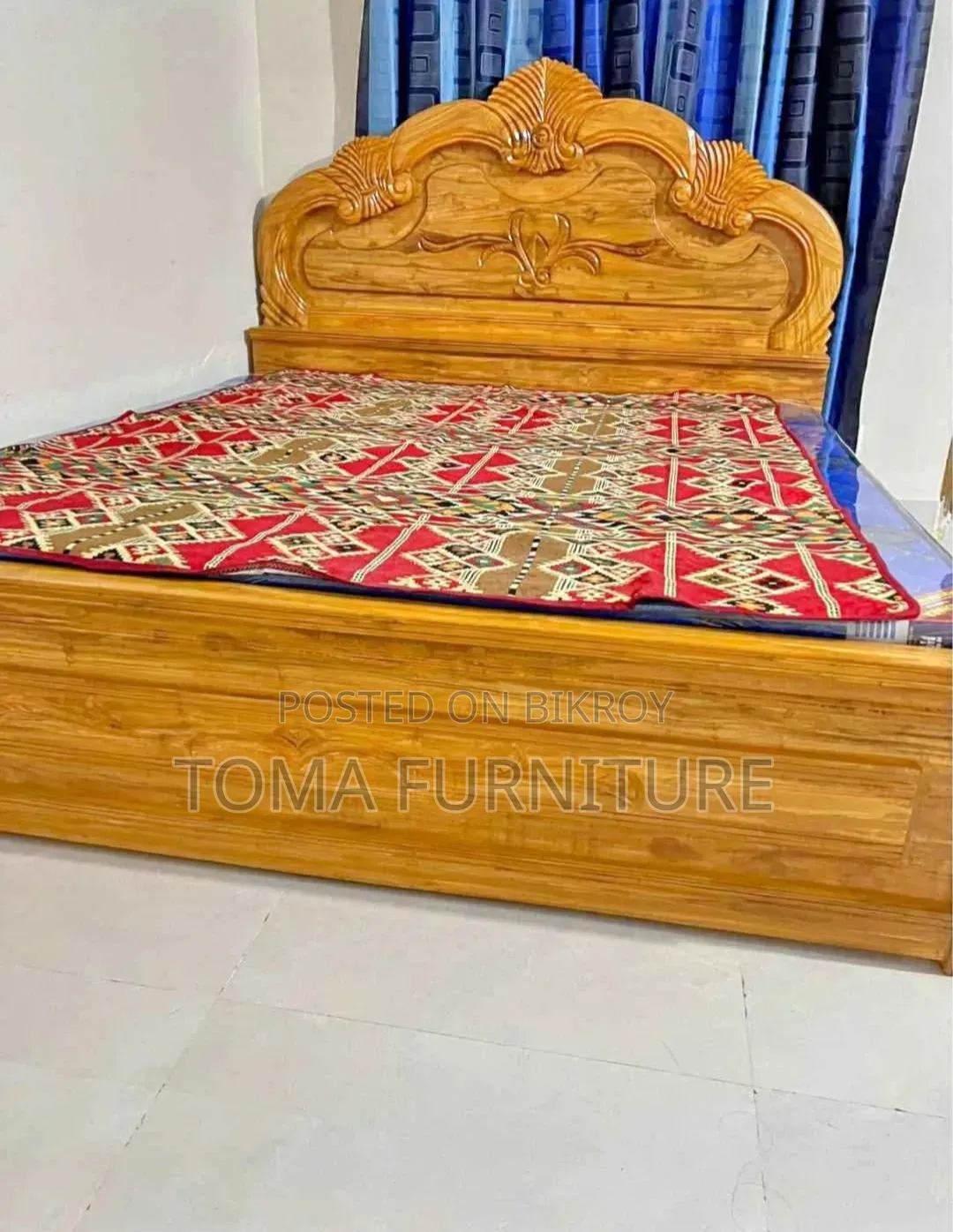 আকাশি কাঠের খাট ৬/৭