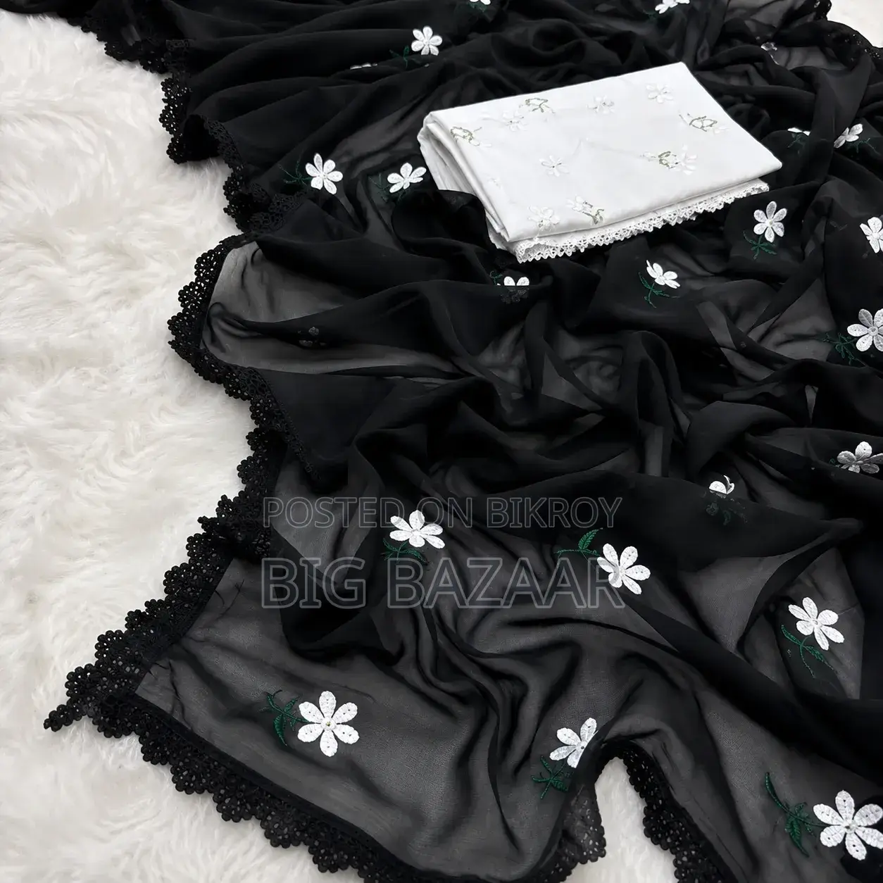 Georgette Sharee With Blouse Piece