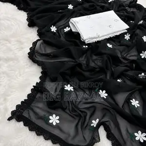 Georgette Sharee With Blouse Piece