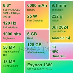 Samsung Galaxy M35 128 GB Blue