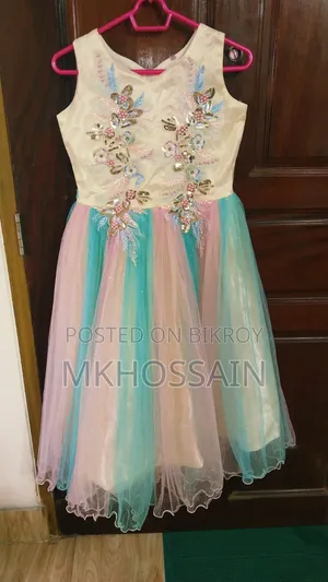 9/10 Yrs Girls Long Frock For Sale