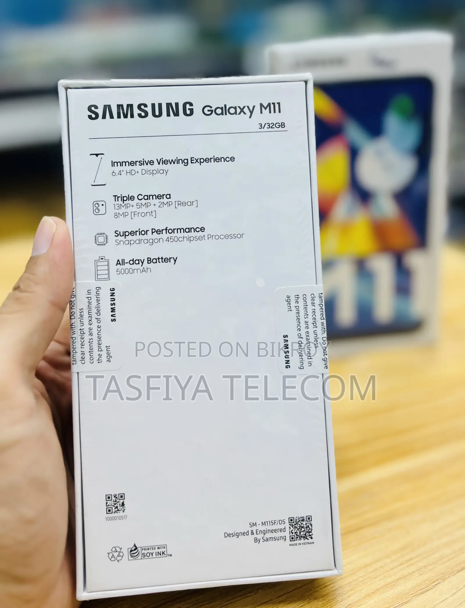 New Samsung Galaxy M11 32 GB Purple