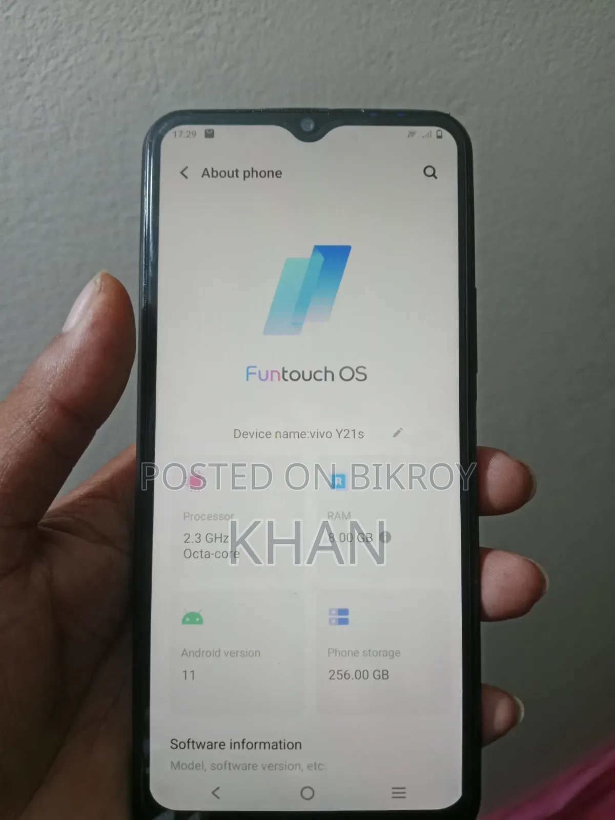 Vivo Y21 128 GB Blue