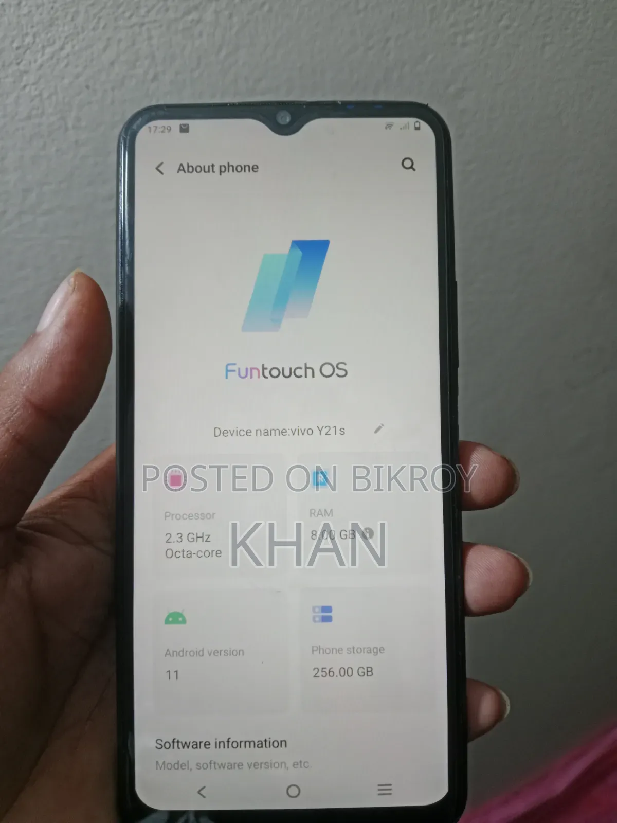 Vivo Y21 128 GB Blue