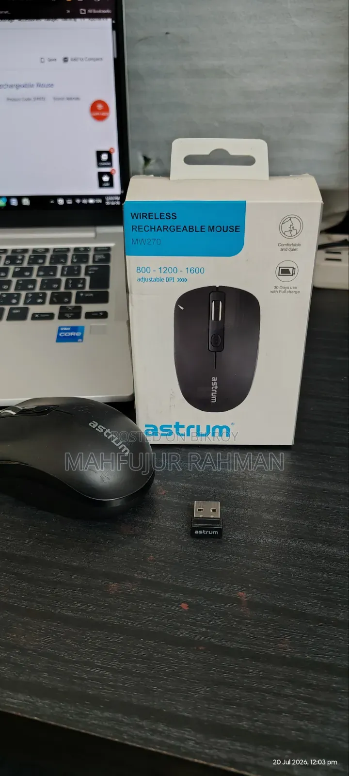 Astrum MW270 Rechargeable Mouse