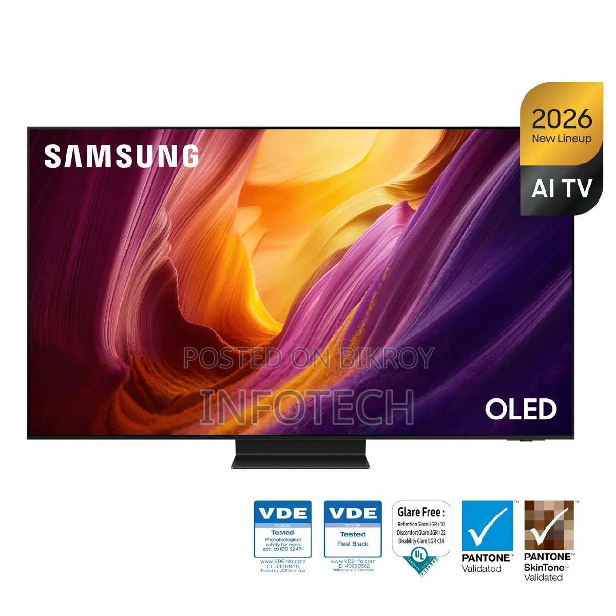 Samsung 65S95H 65′′ OLED Vision AI Smart TV (Official Warranty)