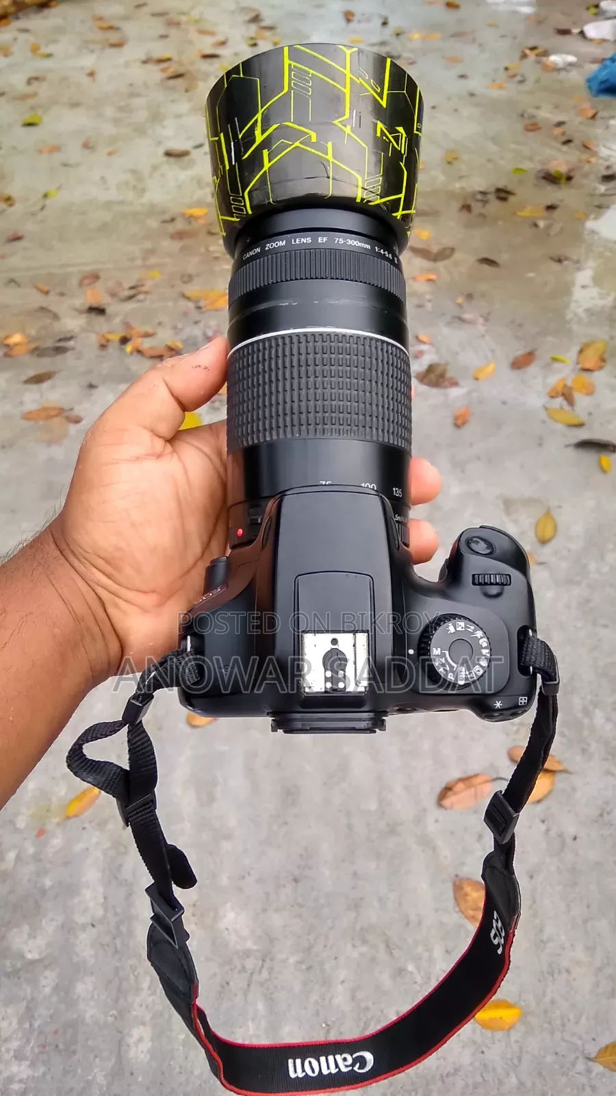 Canon 4000d With 75-300mm Zoom Lens