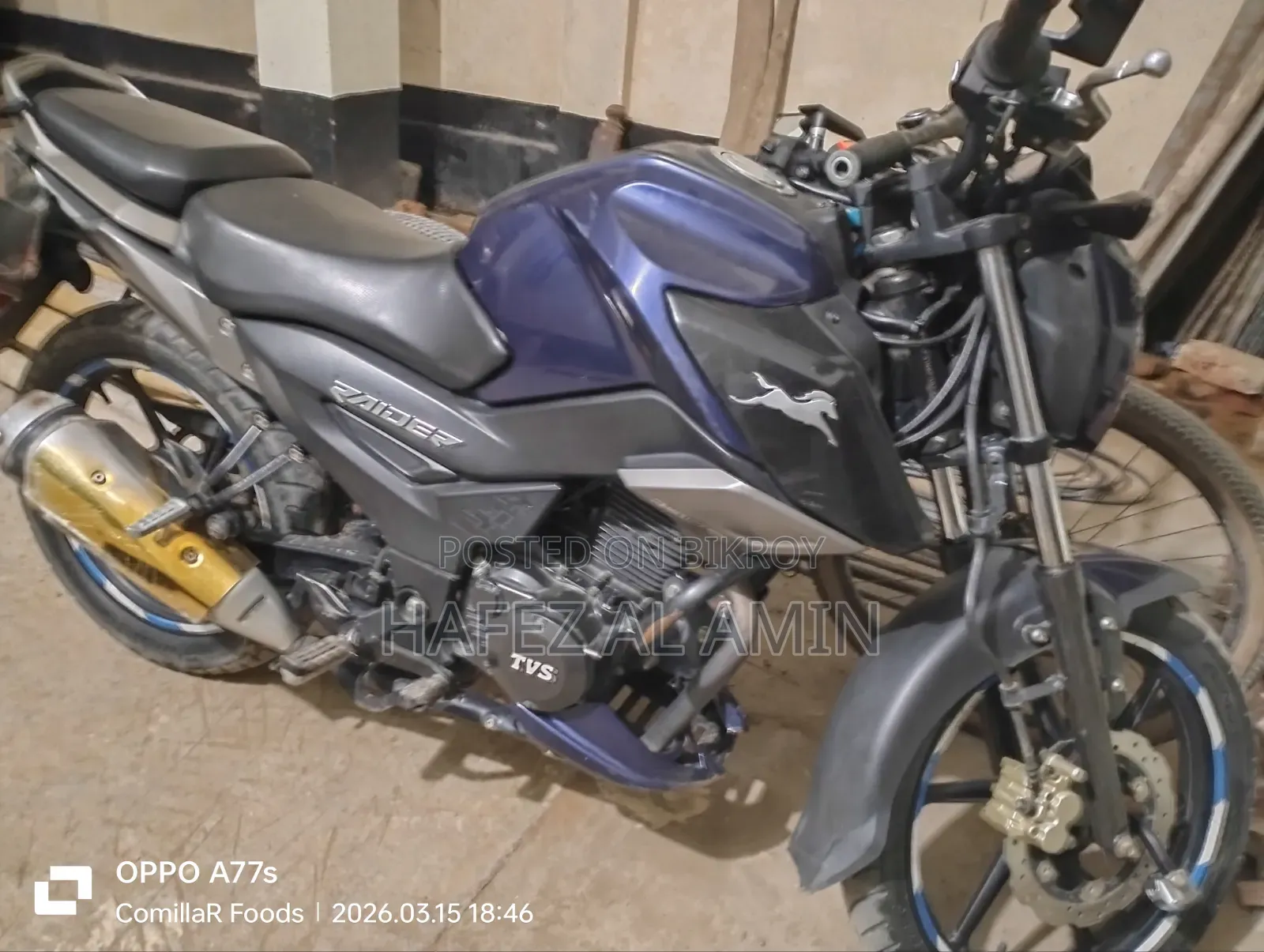 TVS Apache RTR 160 2V 2022 Blue