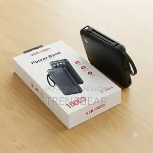 Ven-Dens 10000mAh High-Quality Power Bank (Model: VD-PB058)