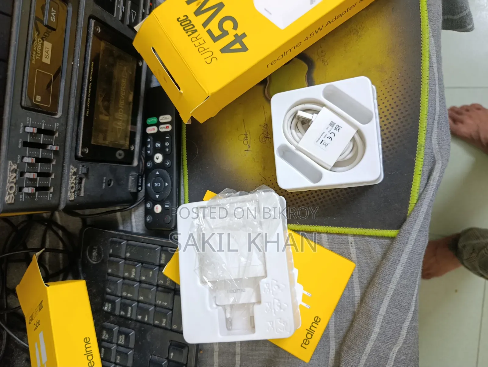 রিয়েমি ফাষ্ট চার্জার ৪৫ ওয়াট